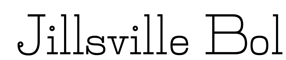  DEMO Jillsville Bold font family download free