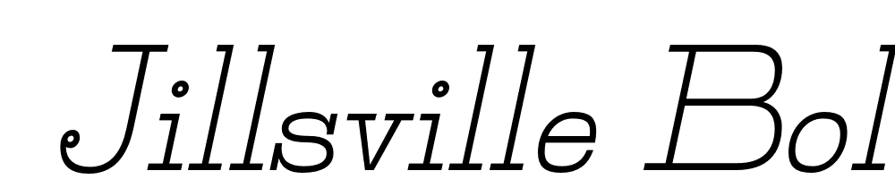  DEMO Jillsville Bold Italic font family download free