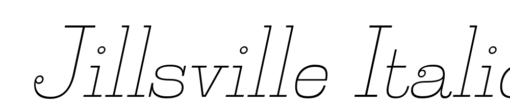  DEMO Jillsville Italic font family download free