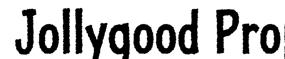  DEMO JollyGood Proper Condensed Rough Bd Regular font family download free