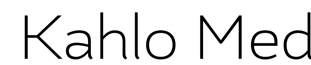  DEMO Kahlo Medium Essential Medium font family download free