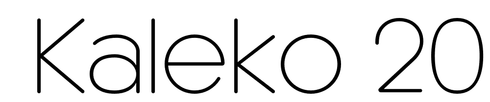  DEMO Kaleko 205 Round Regular font family download free