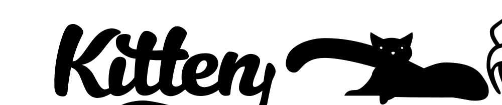  DEMO Kitten Dingcats Regular font family download free