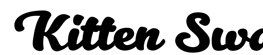  DEMO Kitten Swash Regular font family download free