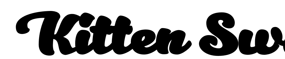  DEMO Kitten Swash Regular font family download free