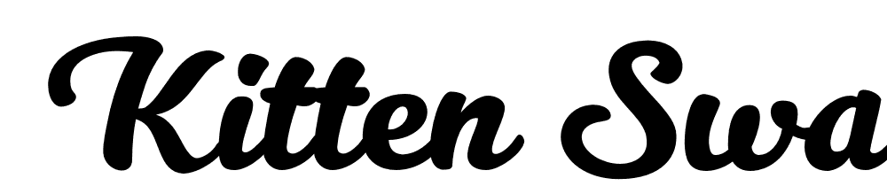  DEMO Kitten Swash Regular font family download free