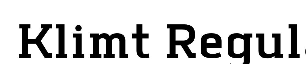  DEMO Klimt Regular font family download free