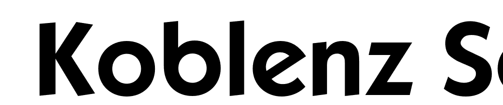  DEMO Koblenz Serial Bold font family download free