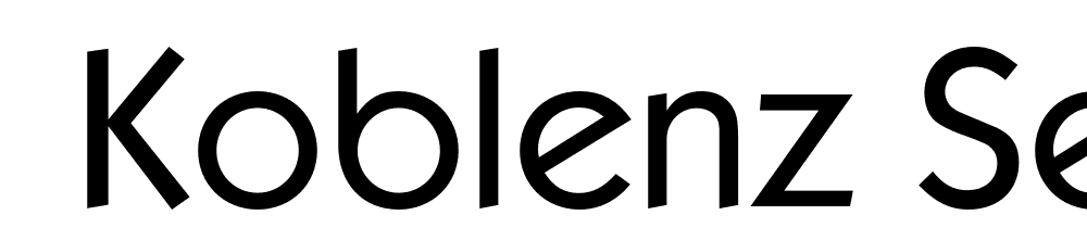  DEMO Koblenz Serial Regular font family download free