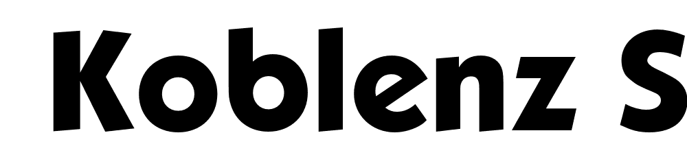  DEMO Koblenz Serial Xbold Regular font family download free