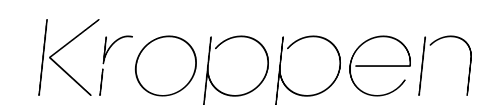  DEMO Kroppen Round Thin Oblique font family download free