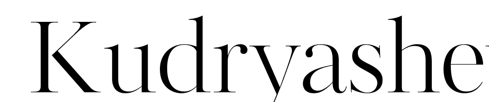  DEMO Kudryashev Display Regular font family download free