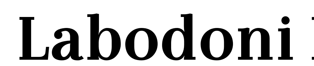  DEMO LaBodoni BoldNum font family download free