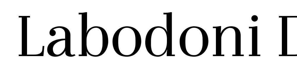  DEMO LaBodoni DemiLight font family download free