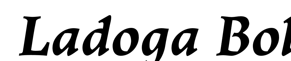  DEMO Ladoga Bold Italic font family download free