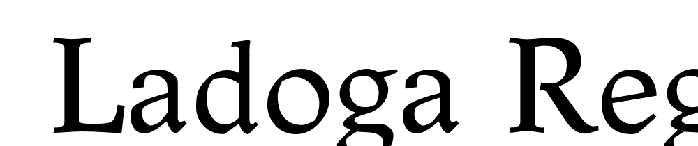  DEMO Ladoga Regular font family download free