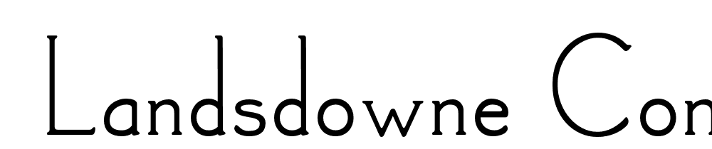  DEMO Landsdowne Commercial Regular font family download free