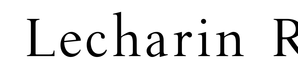  DEMO Lecharin Regular font family download free