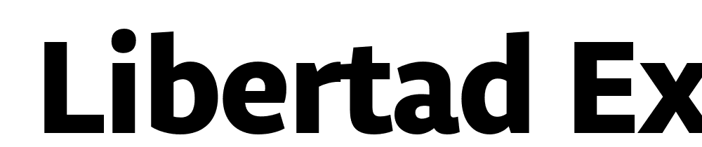  DEMO Libertad ExtraBold font family download free