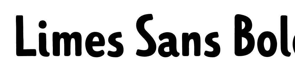  DEMO Limes Sans Bold font family download free