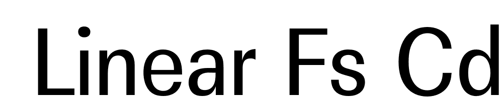  DEMO Linear FS Cd Regular font family download free