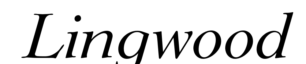  DEMO Lingwood Serial Italic font family download free