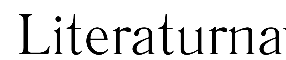  DEMO Literaturnaya Regular font family download free