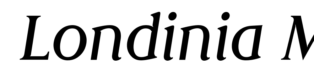  DEMO Londinia Medium Italic font family download free