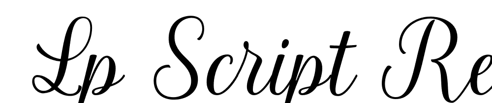  DEMO LP Script Regular font family download free