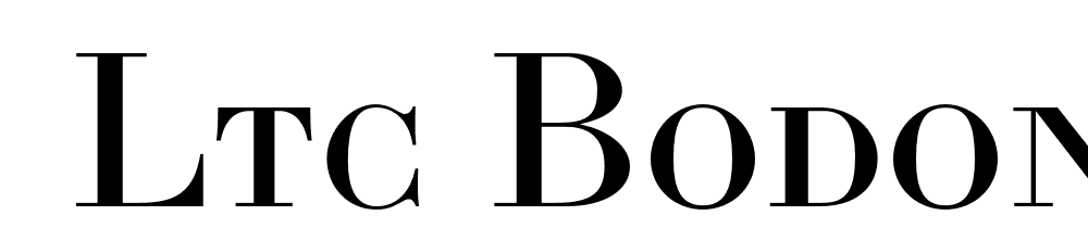  DEMO LTC Bodoni 175 SmallCaps Regular font family download free