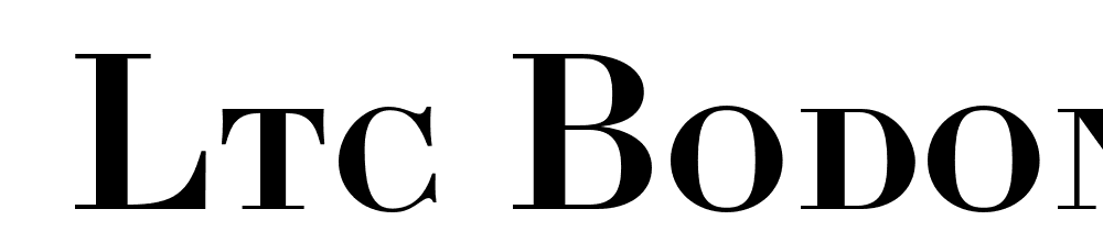  DEMO LTC Bodoni Bold SmallCaps OSF Regular font family download free