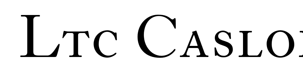  DEMO LTC Caslon Small Caps Regular font family download free