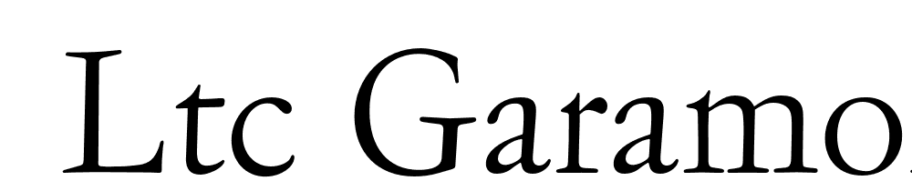  DEMO LTC Garamont Display OSF Regular font family download free