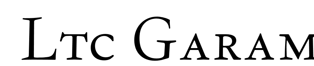  DEMO LTC Garamont Display Smallcaps Regular font family download free