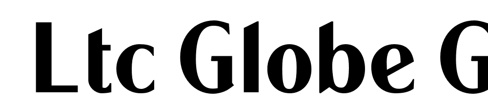  DEMO LTC Globe Gothic Regular font family download free