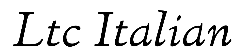  DEMO LTC Italian Oldstyle Italic font family download free