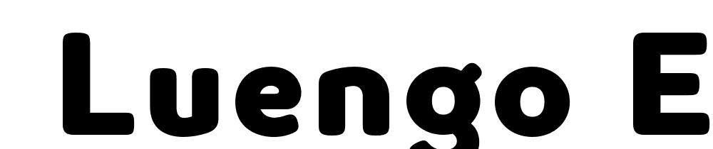  DEMO Luengo ExtraBold Regular font family download free