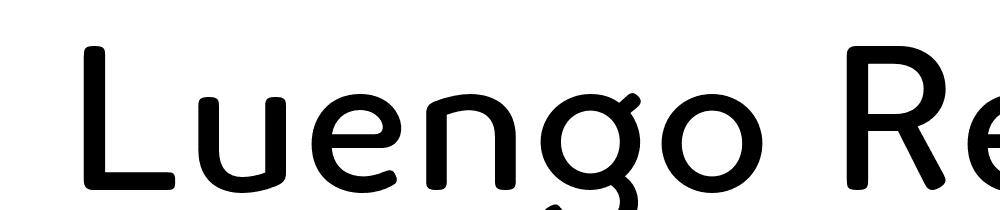  DEMO Luengo Regular font family download free