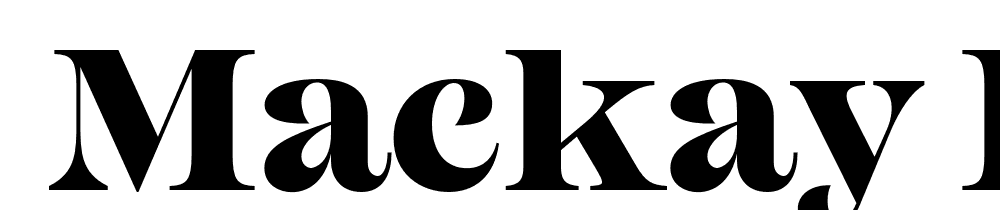  DEMO Mackay ExtraBold Regular font family download free