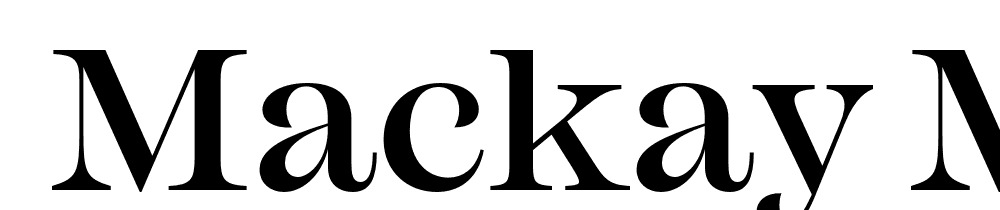  DEMO Mackay Medium Regular font family download free