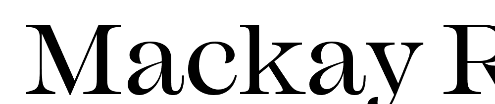  DEMO Mackay Regular font family download free