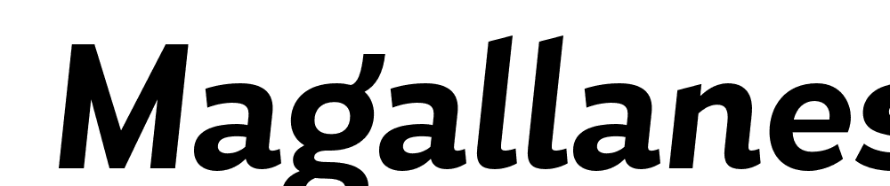  DEMO Magallanes Cond Bold Bold Italic font family download free