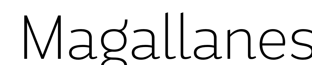  DEMO Magallanes Cond ExtraLight ExtraLight font family download free