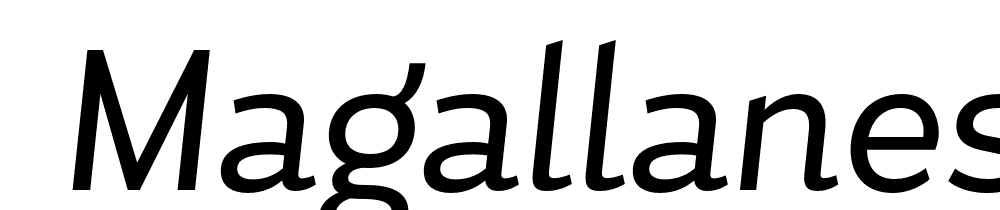  DEMO Magallanes Cond Italic font family download free