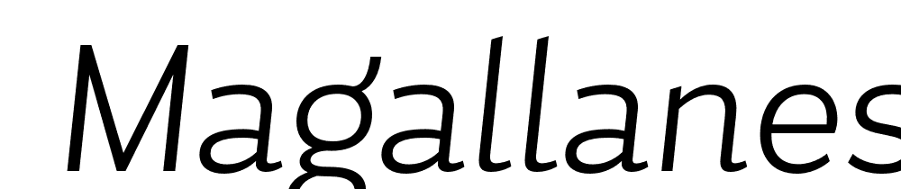  DEMO Magallanes Cond Light Light Italic font family download free