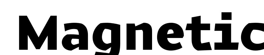  DEMO Magnetic Pro Black Regular font family download free