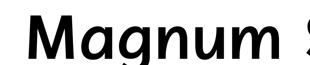  DEMO Magnum Sans Pro Alfa Sm Bold Regular font family download free