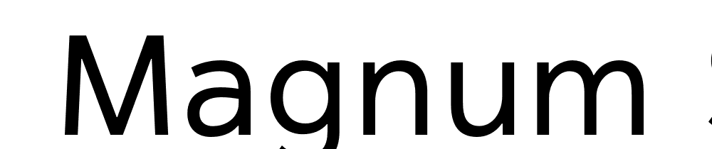  DEMO Magnum Sans Pro Reg Regular font family download free