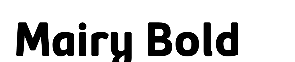  DEMO Mairy Bold font family download free