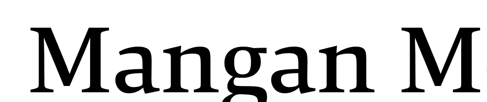  DEMO Mangan Medium Regular font family download free